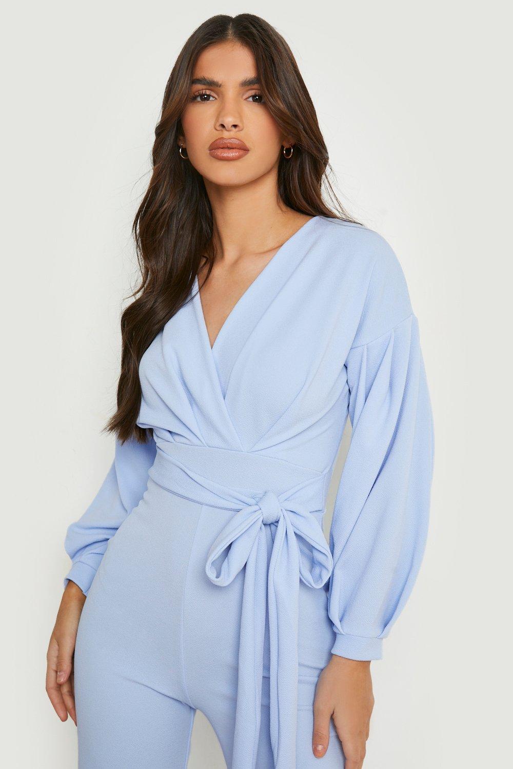 Off The Shoulder Wide Leg Jumpsuit | boohoo